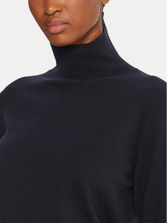 Weekend Max Mara Weekend Max Mara Bluză cu gât Kiku 2525366012 Bleumarin Regular Fit