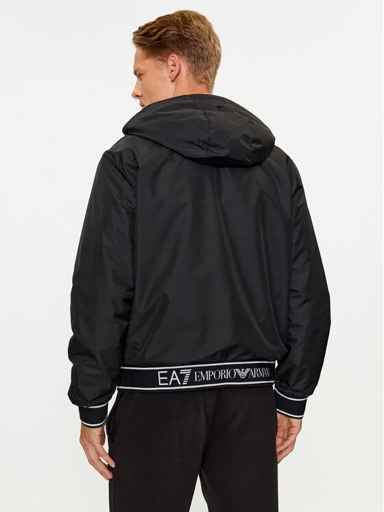 EA7 Emporio Armani EA7 Emporio Armani Bomber jakna 6RPB08 PN27Z 1200 Črna Regular Fit