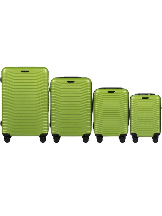 Komplet walizek WINGS, Zielony, Sea Eagle