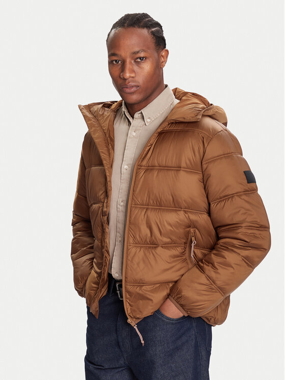 Tommy Jeans Tommy Jeans Zimní bunda DM0DM22044 Hnědá Regular Fit