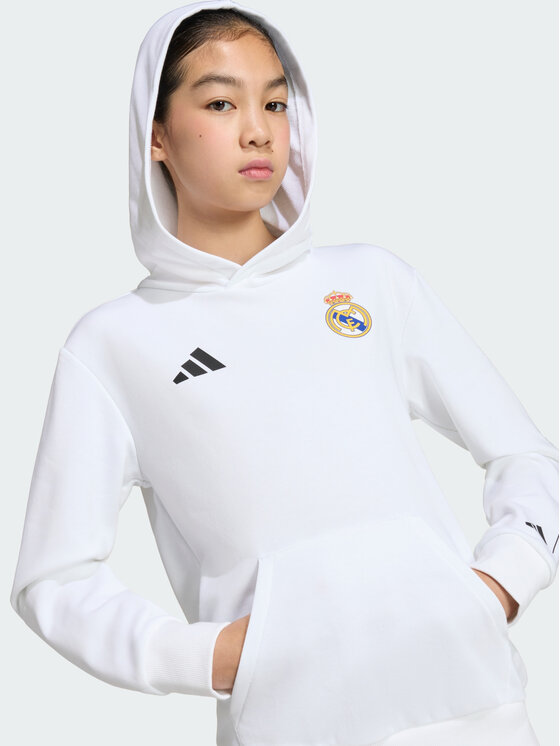 adidas adidas Bluza techniczna Real Madrid Avengers Biały Regular Fit