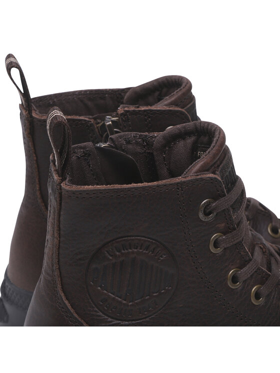 Palladium Palladium Pohodni čevlji Pampa Zip Lth Ess 76888-248-M Rjava
