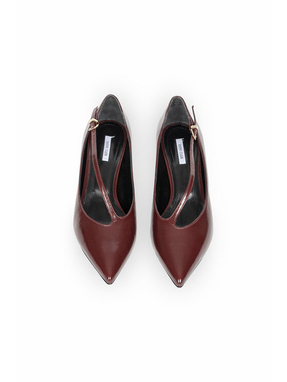 Deni Cler Milano Deni Cler Milano Czółenka T-DC-B353-E5-77-39-1 Bordowy