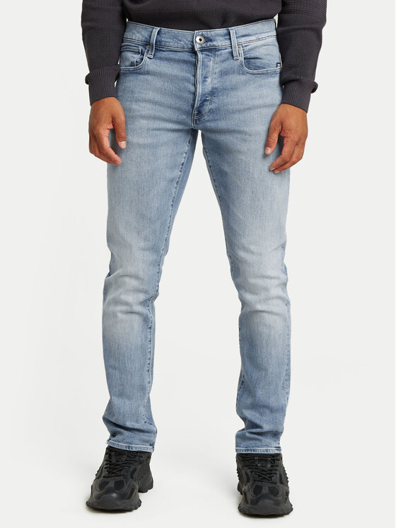 G-Star Raw Džínsy 3301 51003-D875 Modrá Tapered Fit
