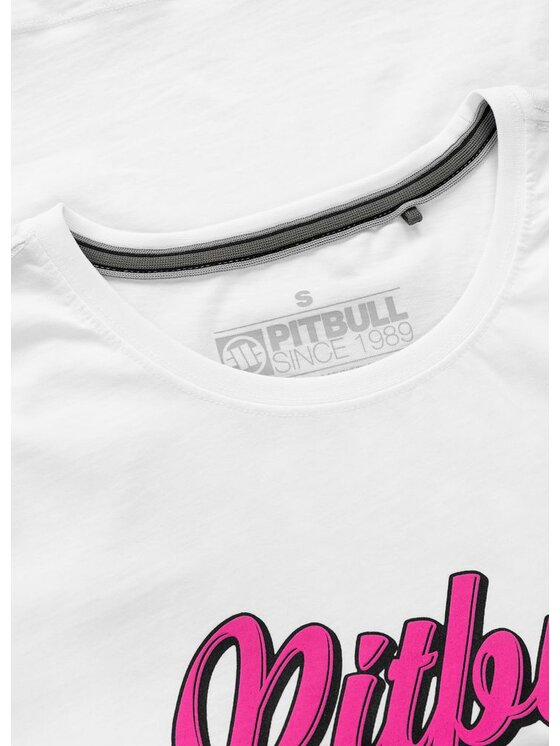 PITBULL PITBULL T-Shirt SANTA MUERTE Biały Regular Fit