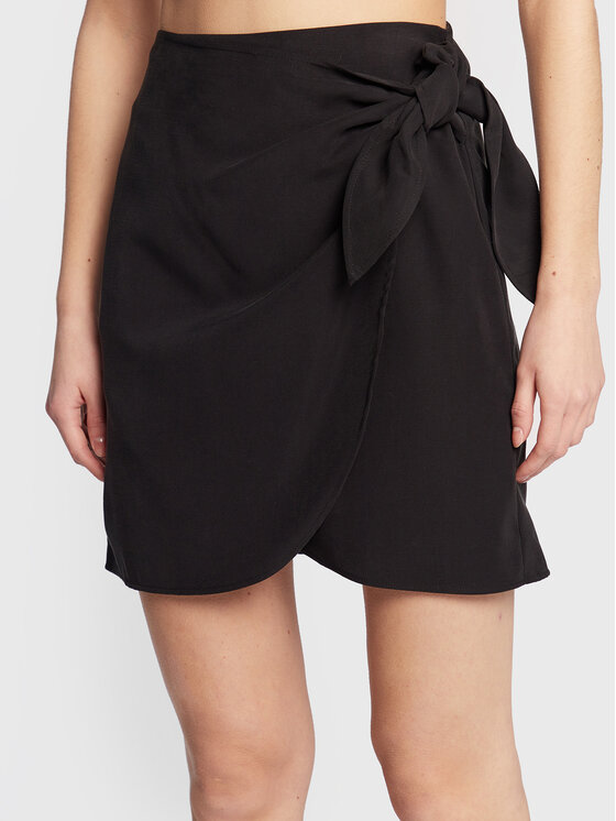 United Colors Of Benetton Fustă mini 45D5D000M Negru Regular Fit