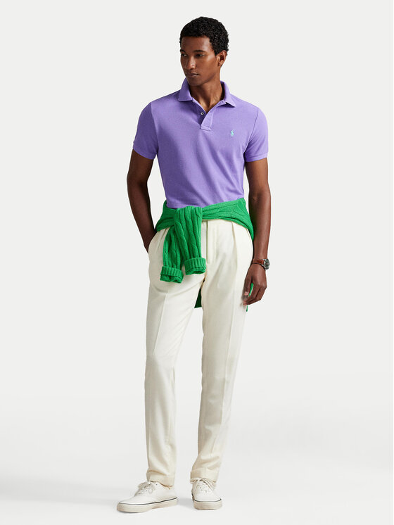 Polo Ralph Lauren Polo Ralph Lauren Polokošeľa 710782592028 Fialová Regular Fit