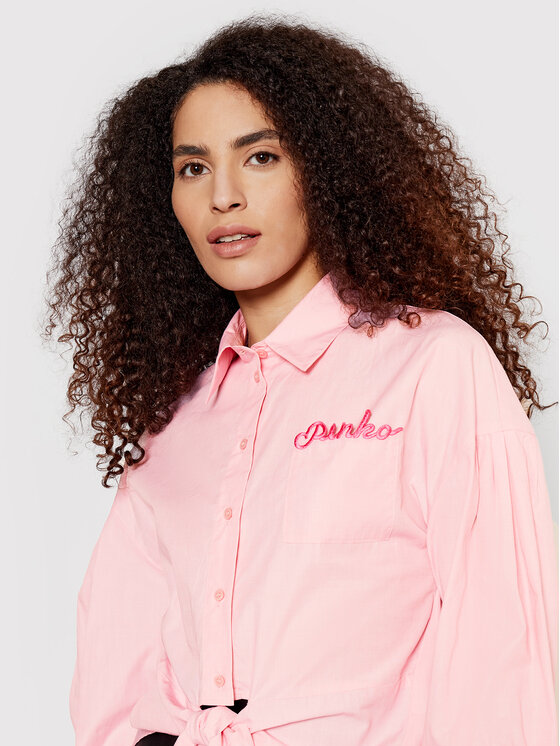 Pinko Pinko Košeľa Ciampino 1G17KH Y7XQ Ružová Regular Fit
