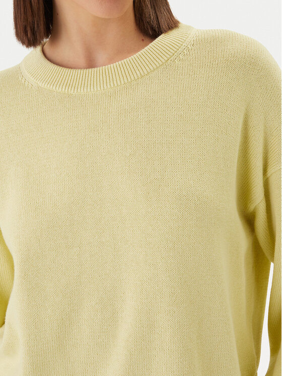 Calvin Klein Calvin Klein Pulover LV047D305G Galben Relaxed Fit