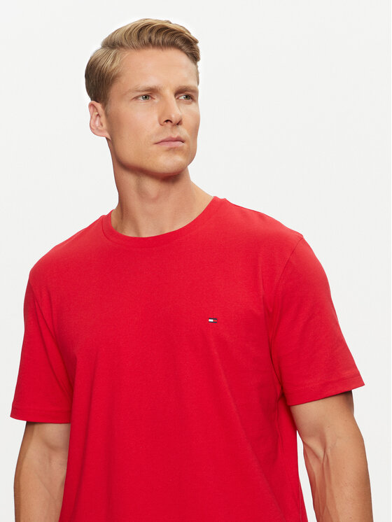 Tommy Hilfiger Tommy Hilfiger Póló Essential MW0MW37267 Piros Regular Fit