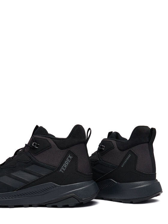 adidas adidas Trekkingi Terrex Anylander Leather Mid Climaproof Hiking Shoes KH8875 Czarny