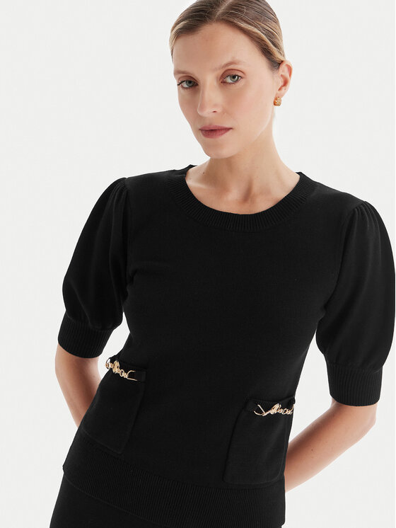 Fracomina Fracomina Svetr FR25WT7019K55601 Černá Slim Fit