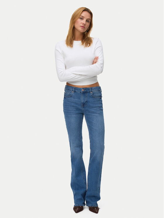 Vero Moda Vero Moda Jeansy Flash 10342007 Niebieski Flared Fit