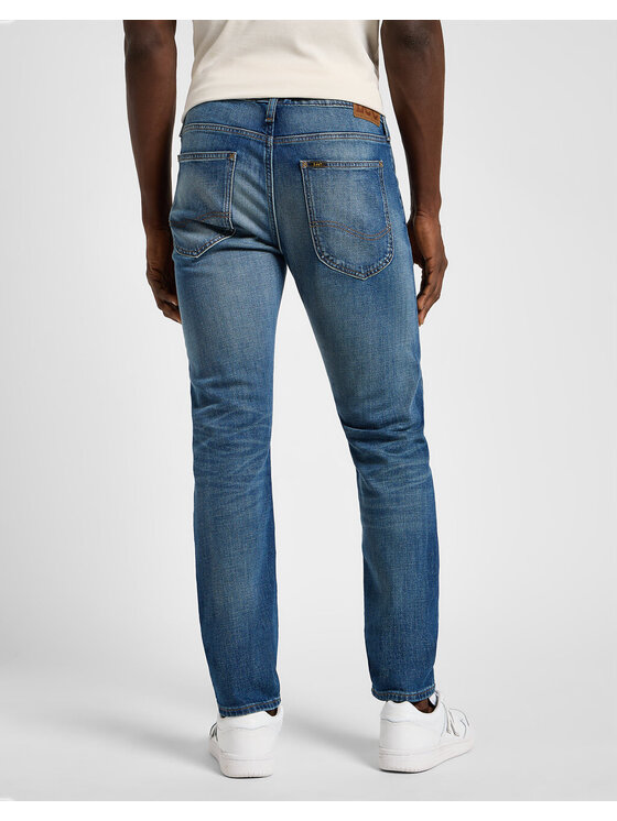 Lee Lee Jeansy LUKE Niebieski Slim Fit