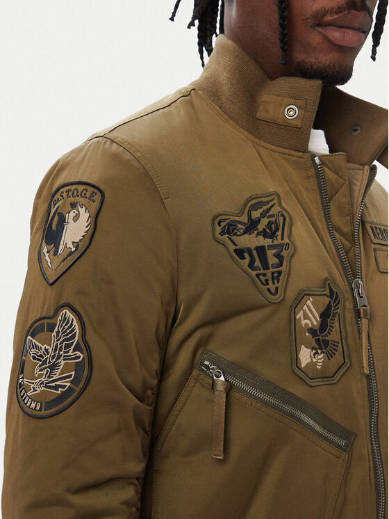 Aeronautica Militare Aeronautica Militare Μπόμπερ μπουφάν 262AB3077UCT04361 Χακί Regular Fit