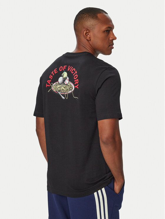 adidas adidas T-shirt Taste Of Victory Pasta KG0946 Nero Regular Fit