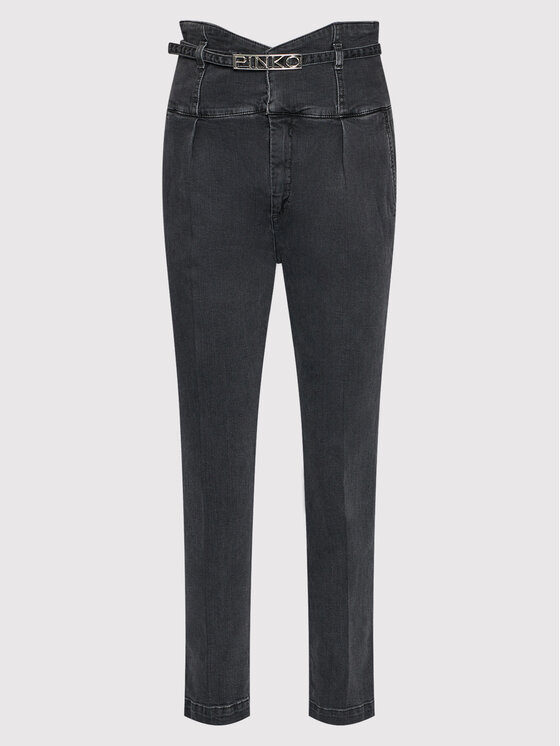 PINKO Pinko Jeans hlače Ariel 1J10QR Y6FG Siva Straight Fit