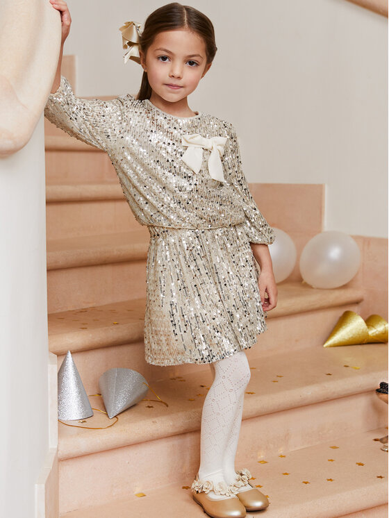 Abel & Lula Abel & Lula Blúz és szoknya szett 5544 Ekru Regular Fit