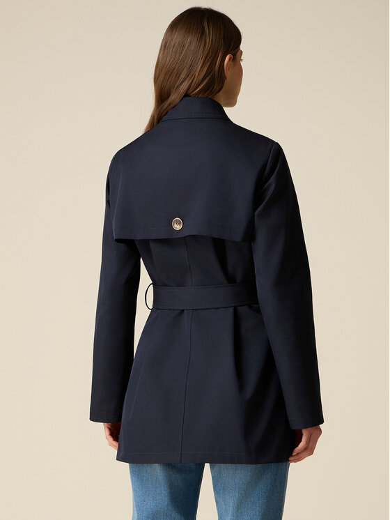 Oltre Oltre Cappotto invernale 0047R100538N034 Blu Slim Fit