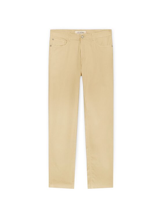 Trussardi Trussardi Spodnie materiałowe P704H704865N012 Kremowy Slim Fit