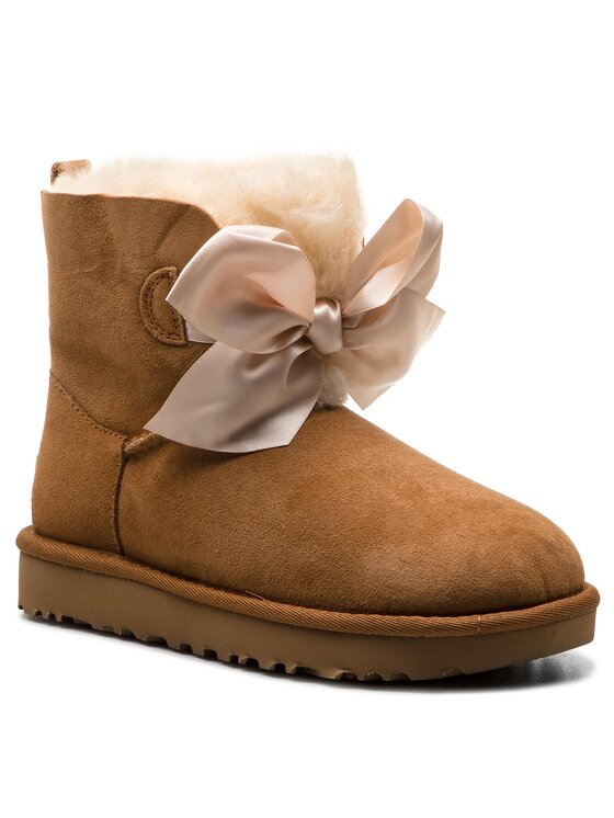 Ugg Ugg Снігоходи W Gita Bow Mini 1098360 Коричневий