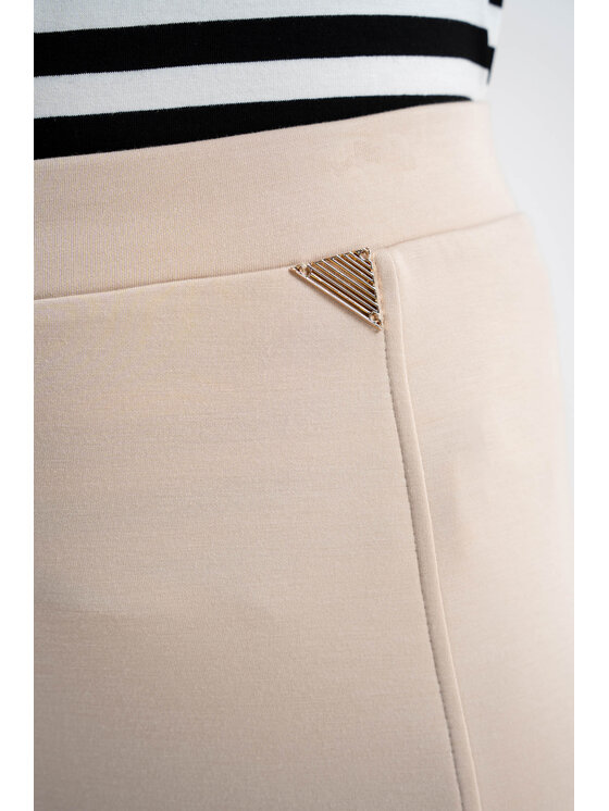 CLICK CLICK Παντελόνι υφασμάτινο 30-342 Μπεζ Modern Relaxed Fit