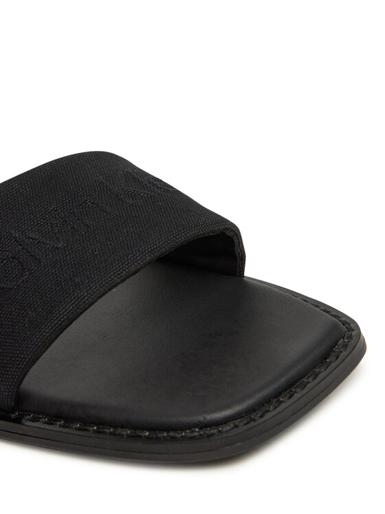 Calvin Klein Calvin Klein Šľapky Flat Slide - He HW0HW02378 Čierna