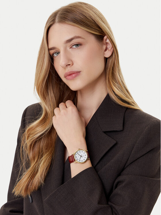 Timex Timex Годинник Easy Reader TW2W95500 Золотий
