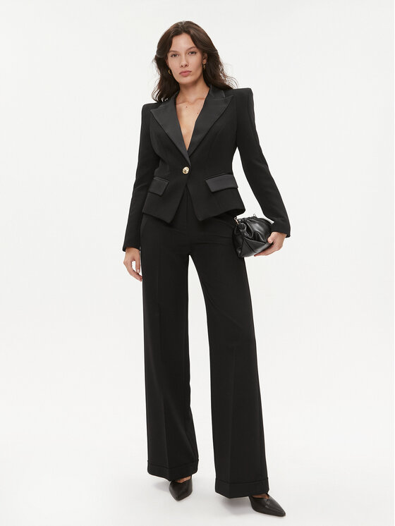 Babylon Babylon Švarkas T_S00714 Juoda Regular Fit