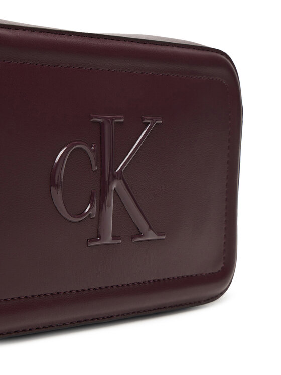 Calvin Klein Calvin Klein Torebka Bold Ck Camera Bag LV04F3220G Bordowy