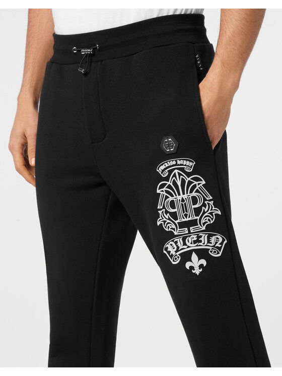 PHILIPP PLEIN PHILIPP PLEIN Spodnie dresowe 24325 Czarny Jogger Fit