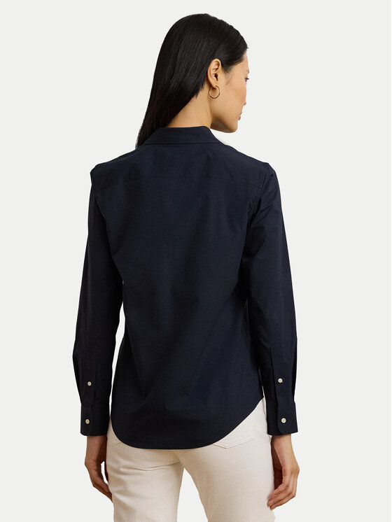 LAUREN RALPH LAUREN LAUREN RALPH LAUREN Koszula Easy Care Point Collar 200684553003 Granatowy Regular Fit