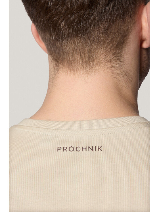 Próchnik Próchnik T-Shirt PM6 TS073125000007 Beżowy Regular Fit