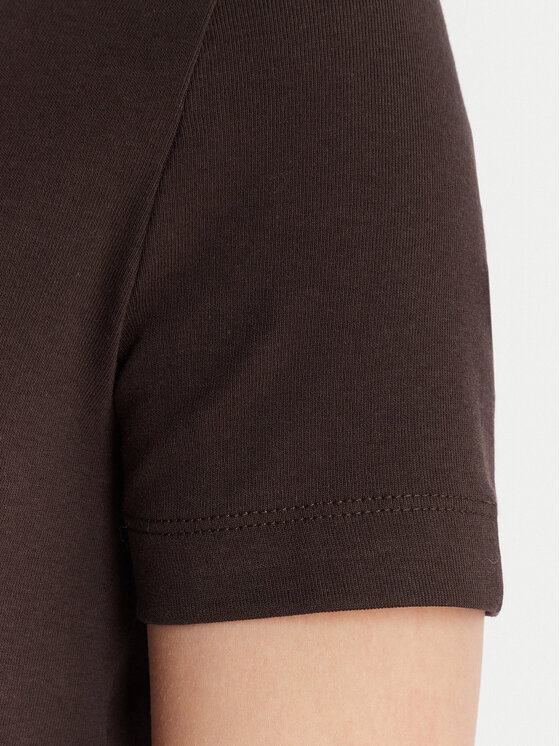 Guess Guess T-Shirt V6RI17 KD741 Καφέ Regular Fit