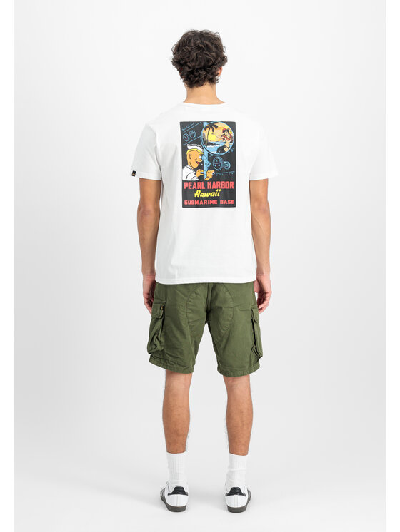 Alpha Industries Alpha Industries Šortky Canvas Cargo Short Zelená Loose Fit