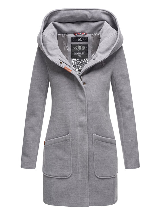 Marikoo Marikoo Kurtka zimowa Maikoo Szary Regular Fit