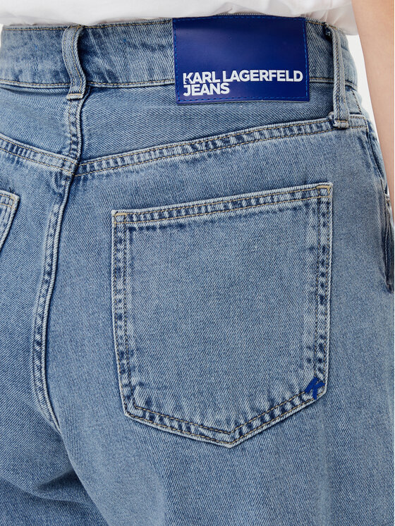 Karl Lagerfeld Jeans Karl Lagerfeld Jeans Džínové šortky A2W10041 Modrá Relaxed Fit