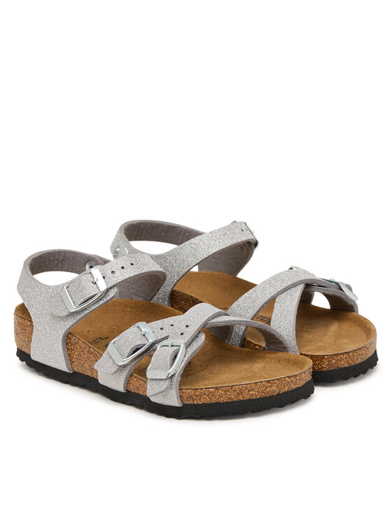Birkenstock Birkenstock Sandale Kumba 1030536 S Argintiu