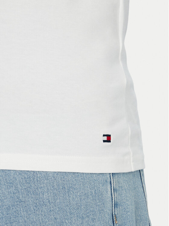 Tommy Hilfiger Tommy Hilfiger T-Shirt-Set UM0UM03929 Weiß Slim Fit