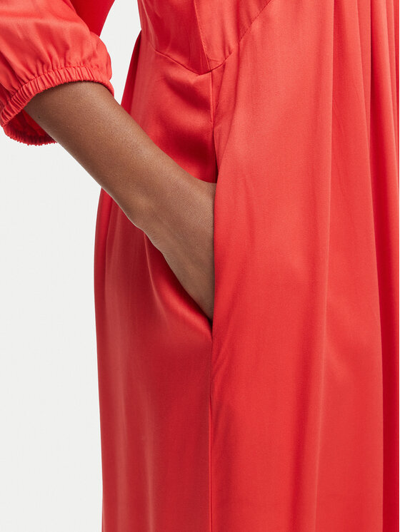 Iconique Iconique Sommerkleid Emma IC26-090 Rot Relaxed Fit