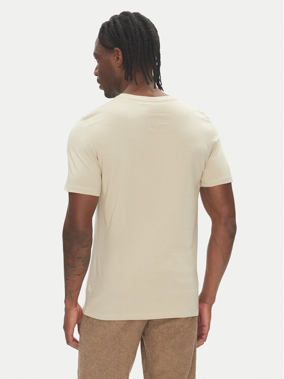 Lindbergh Lindbergh T-Shirt 30-400200 Béžová Relaxed Fit