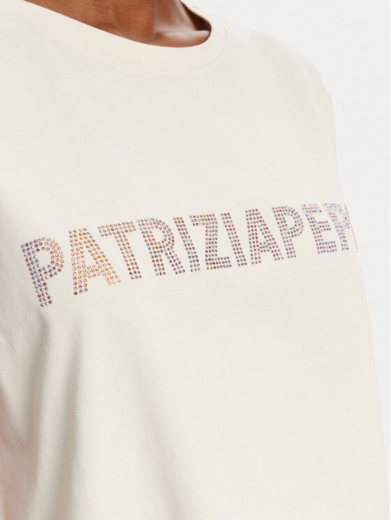 Patrizia Pepe Patrizia Pepe Marškinėliai 2M4418/J295-B823 Smėlio Regular Fit