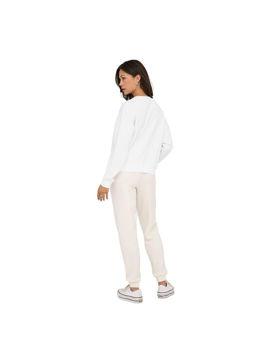 ONLY ONLY Sweter 30952 Biały Comfortable Fit