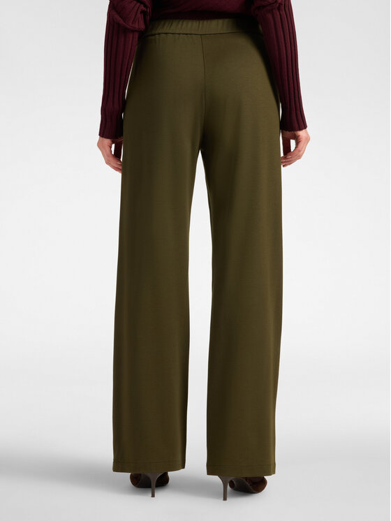 Elena Mirò Elena Mirò Pantaloni di tessuto P813Z000211N035 Verde Flare Fit