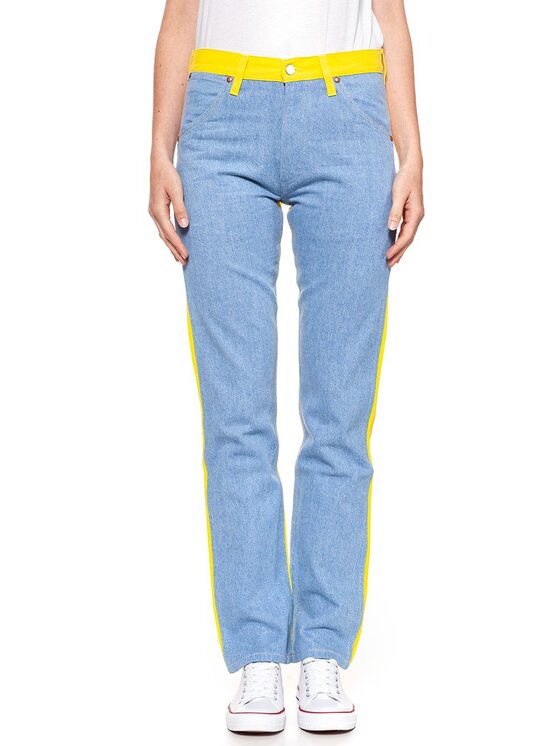 Wrangler Wrangler Jeansy 11MWZ Żółty Slim Fit