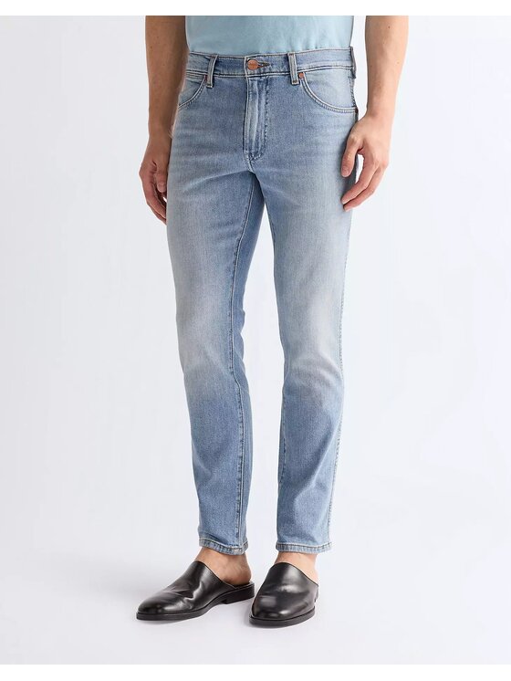 Wrangler Wrangler Jeansy LARSTON Niebieski Slim Fit