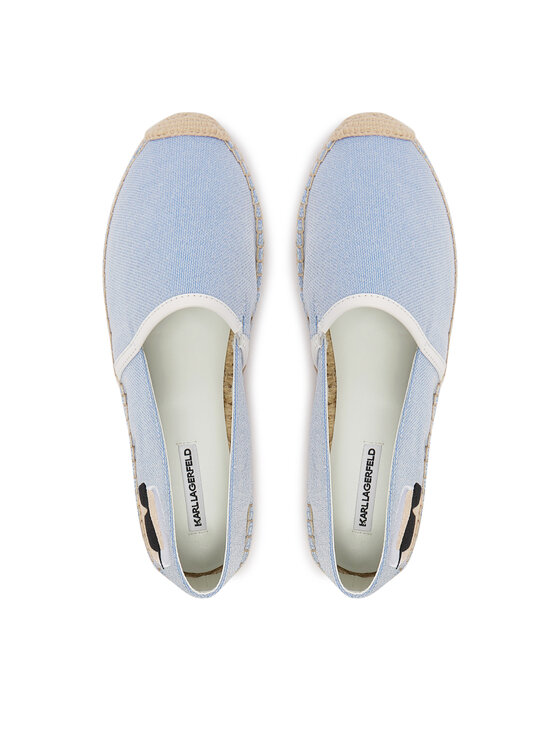 KARL LAGERFELD KARL LAGERFELD Espadrilky Kamini KL80111G Modrá