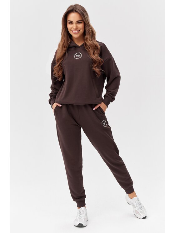 ROUGH RADICAL ROUGH RADICAL Spodnie dresowe COTTON ACTIVE JOGGERS WOMEN Brązowy Regular Fit