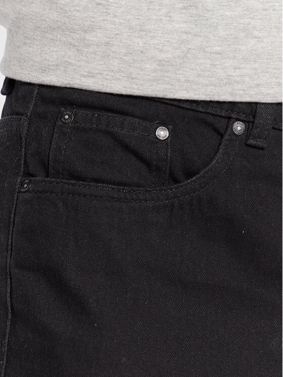 Solid Solid Τζιν 21107174 Μαύρο Relaxed Fit
