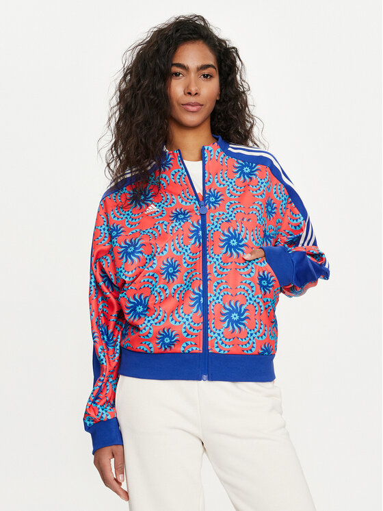 adidas Felpa FARM Rio IQ4496 Rosso Regular Fit